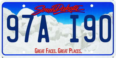 SD license plate 97AI90