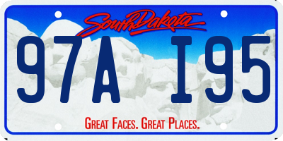 SD license plate 97AI95