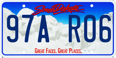 SD license plate 97AR06