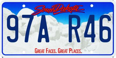 SD license plate 97AR46