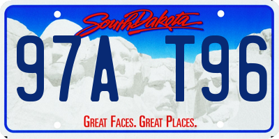 SD license plate 97AT96