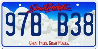 SD license plate 97BB38