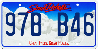 SD license plate 97BB46