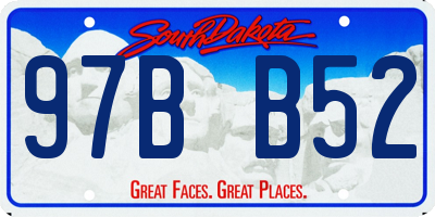 SD license plate 97BB52