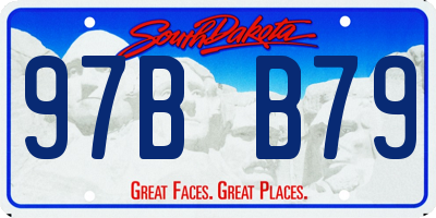 SD license plate 97BB79