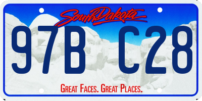SD license plate 97BC28