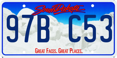 SD license plate 97BC53