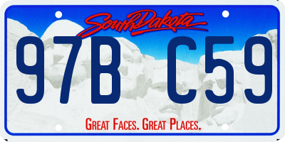 SD license plate 97BC59