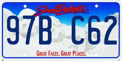 SD license plate 97BC62