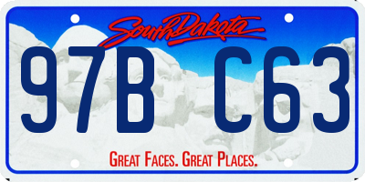 SD license plate 97BC63