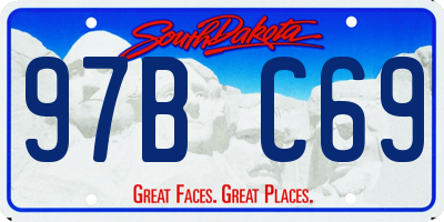 SD license plate 97BC69