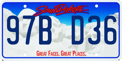 SD license plate 97BD36