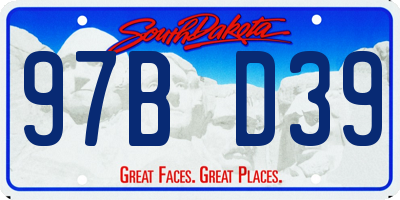 SD license plate 97BD39