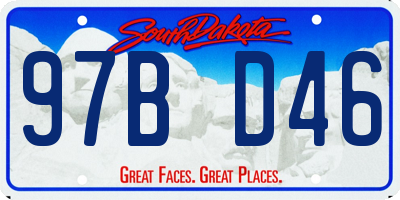SD license plate 97BD46