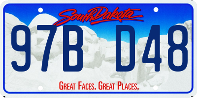 SD license plate 97BD48