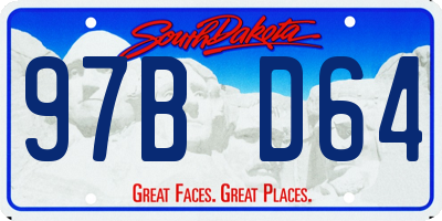 SD license plate 97BD64