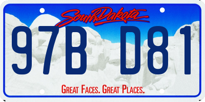 SD license plate 97BD81