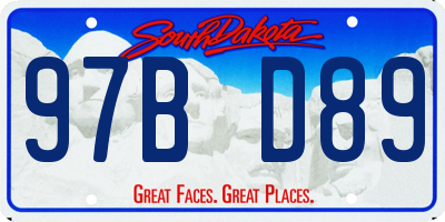 SD license plate 97BD89