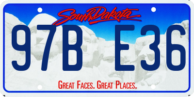 SD license plate 97BE36