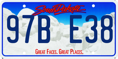 SD license plate 97BE38