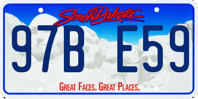 SD license plate 97BE59