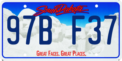 SD license plate 97BF37