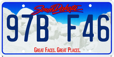 SD license plate 97BF46