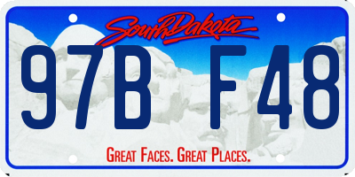SD license plate 97BF48