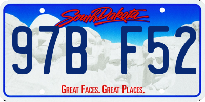 SD license plate 97BF52
