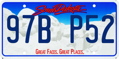 SD license plate 97BP52