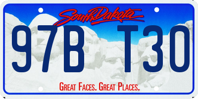 SD license plate 97BT30