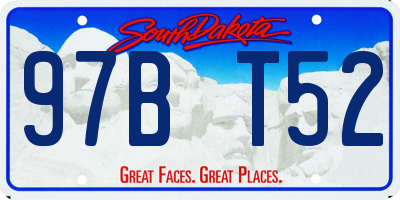 SD license plate 97BT52