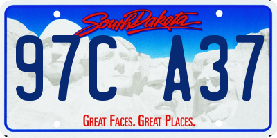 SD license plate 97CA37