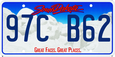 SD license plate 97CB62