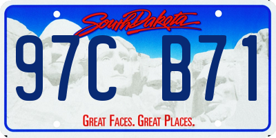SD license plate 97CB71