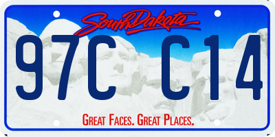 SD license plate 97CC14