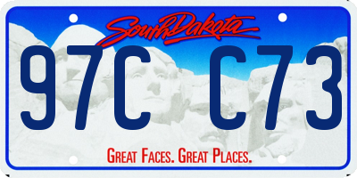 SD license plate 97CC73