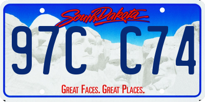 SD license plate 97CC74