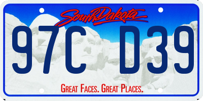SD license plate 97CD39