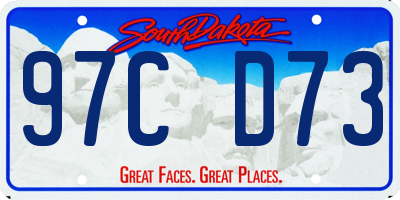 SD license plate 97CD73
