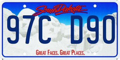 SD license plate 97CD90