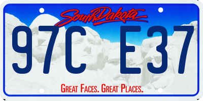 SD license plate 97CE37