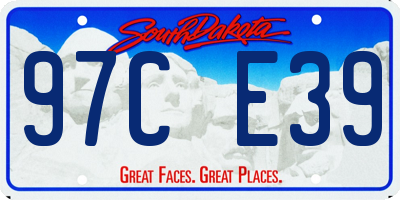 SD license plate 97CE39