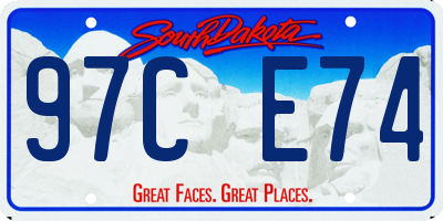SD license plate 97CE74