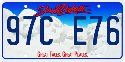 SD license plate 97CE76