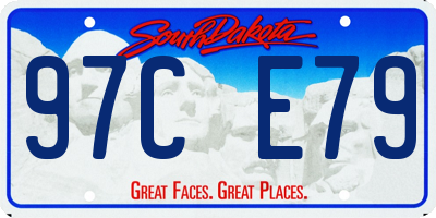 SD license plate 97CE79