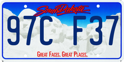 SD license plate 97CF37