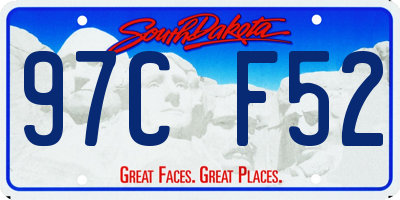 SD license plate 97CF52