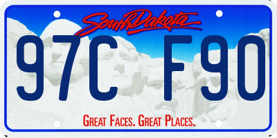 SD license plate 97CF90