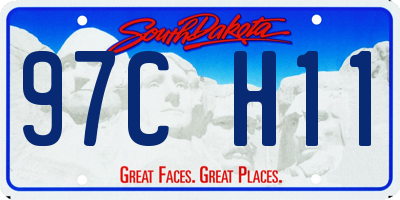 SD license plate 97CH11